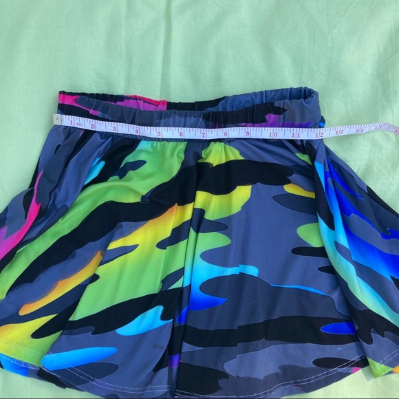 Neon camo miniskirt - Picture 4 of 8